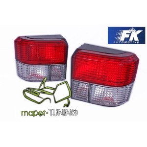 VW T4 Caravelle / Multivan / Transporter - RED / WHITE LTVW46
