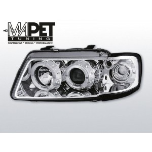 Audi A3 8L 96-00 CHROM Angel Eyes soczewkowe Ringi - LPAU06