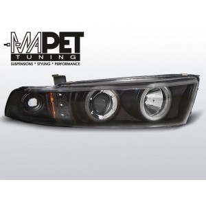 Mitsubishi Galant 8 96-06 clear Angel Eyes BLACK ringi LPMI14