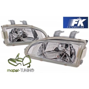 Honda Civic 91-95 clearglass CHROM LPHO14