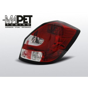 Skoda Fabia II 07- LED BAR RED / WHITE LDSK06