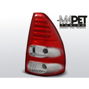 Toyota Land Cruiser 120 Red White LED Celis diodowe paski LDTO10