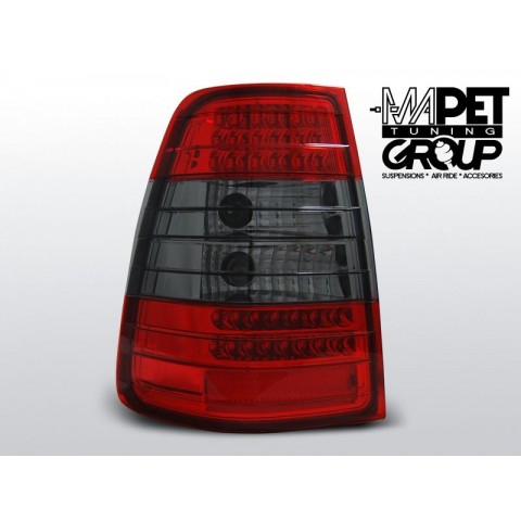 Mercedes E-klasa Kombi (W124) clear Red/Black LED DIODOWE LDME26