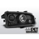 Lampy przód DODGE CHARGER LX - BLACK Angel Eyes LPDO12