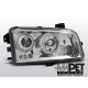 Lampy przód DODGE CHARGER LX - CHROM Angel Eyes LPDO11
