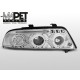 Lampy przód Audi A4 B5 99-00 CHROM Angel Eyes soczewkowe Ringi LPAU14