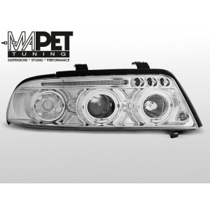 Audi A4 B5 99-00 CHROM Angel Eyes soczewkowe Ringi LPAU14