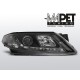 Lampy przód Renault Laguna 2 - BLACK LED - diodowe LPRE18