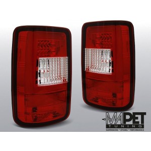 VW CADDY RED / WHITE LED BAR Diodowe LDVWF6