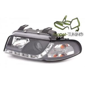 Audi A4 B5 94-98 - BLACK LED - diodowe czarne LPAU26