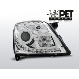 Opel Vectra C 02-05 DAYLIGHT CHROM DRL DIODY jazdy dziennej LPOP77