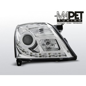 Opel Vectra C 02-05 DAYLIGHT CHROM XENON D2S DRL LED dziennej LPOP79