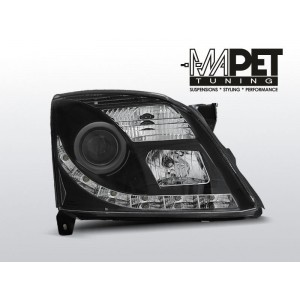 Opel Vectra C 02-05 DAYLIGHT BLACK XENON D2S DRL LED dzienne LPOP80