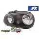 Lampy przód VW GOLF 4 BLACK Czarne bez ringów LPVW34 DEPO