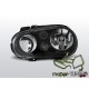 Lampy przód VW GOLF 4 BLACK Czarne bez ringów LPVW34 DEPO