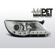 Lampy przód VW Tiguan 07-11 - CHROM LED LPVWI0