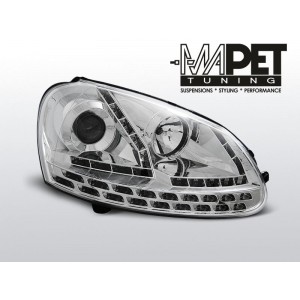 VW GOLF 5 / JETTA diodowe CHROM LED LPVWF8