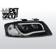 Lampy przód Audi A6 C5 97-01 - LED TUBE LIGHT BLACK LPAU92
