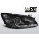 Lexus IS 01-05 Soczewki BLACK LED DIODY LPLE02