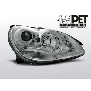 Mercedes S-klasa W220 98-05 CHROM + soczewka LPME65