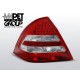 Lampy tył Mercedes C-klasa (W203) red / white LED - DIODOWE LDME37