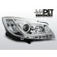 Lampy przód Opel Insignia 08-12 Chrom Tube LED DRL diodowe dzienne LPOP94