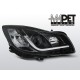 Lampy przód Opel Insignia 08-12 Black Tube LED DRL diodowe dzienne LPOP95