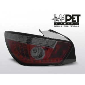 Seat Ibiza 6J 08-12 Smoked Red LED - diodowe LDSE15