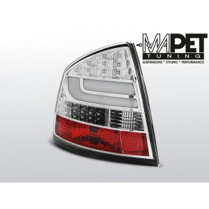Skoda Octavia II 5D 04- Chrom LED BAR - diodowe LDSK10