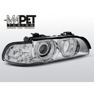 BMW E39 Angel Eyes CHROM LED MIGACZ LPBMA5
