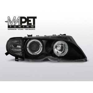 BMW E46 Sedan / Touring 01-05 CLEAR ANGEL EYES BLACK LPBMA0