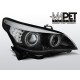 Lampy przód BMW E60 / E61 BLACK Angel Eyes LED diodowe CCFL LPBMC1