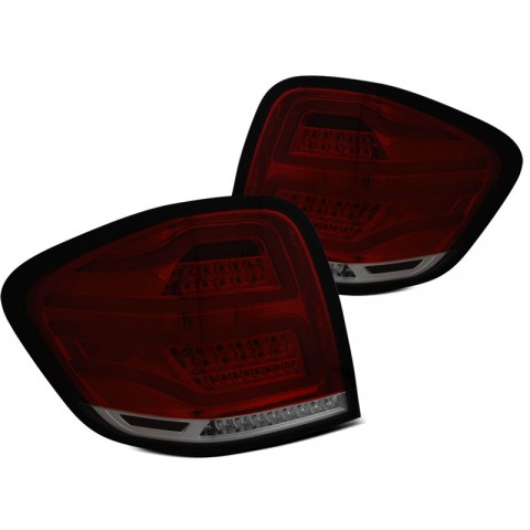 Lampy tył Mercedes ML W164 09-11 Smoked Red LED BAR DIODOWE LDMEC2
