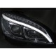 Lampy przód Mercedes C-klasa W204 07-10 LED CHROM diodowe dynamiczne LPMEC3
