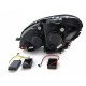 Lampy przód Mercedes C-klasa W204 07-10 LED CHROM diodowe dynamiczne LPMEC3