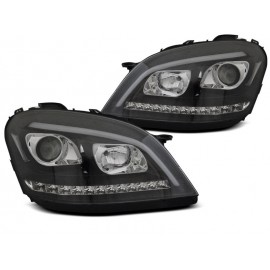 Lampy przód Mercedes M-klasa W164 ML BLACK LED diodowe dynamiczne LPMED0