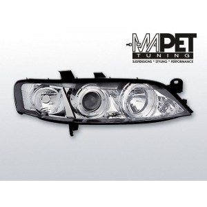 Opel Vectra B 99-02 clearglass Chrom Angel Eyes LPOP22