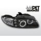Lampy przód Chrysler Voyager / Dodge Caravan BLACK Angel Eyes LPCH08